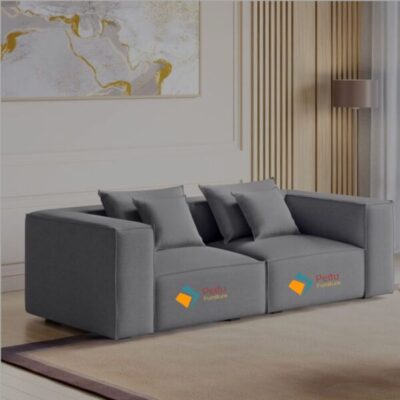 Vacuum packed velvet fabric sofa
